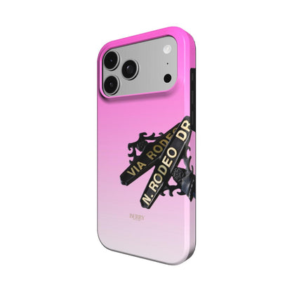 Custodia per iPhone con design decorativo colore: rosa – Rodeo Drive