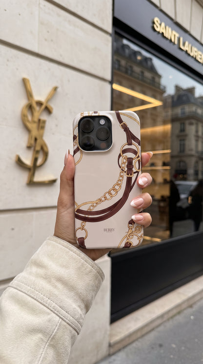 Custodia per iPhone con design decorativo – Equestrian