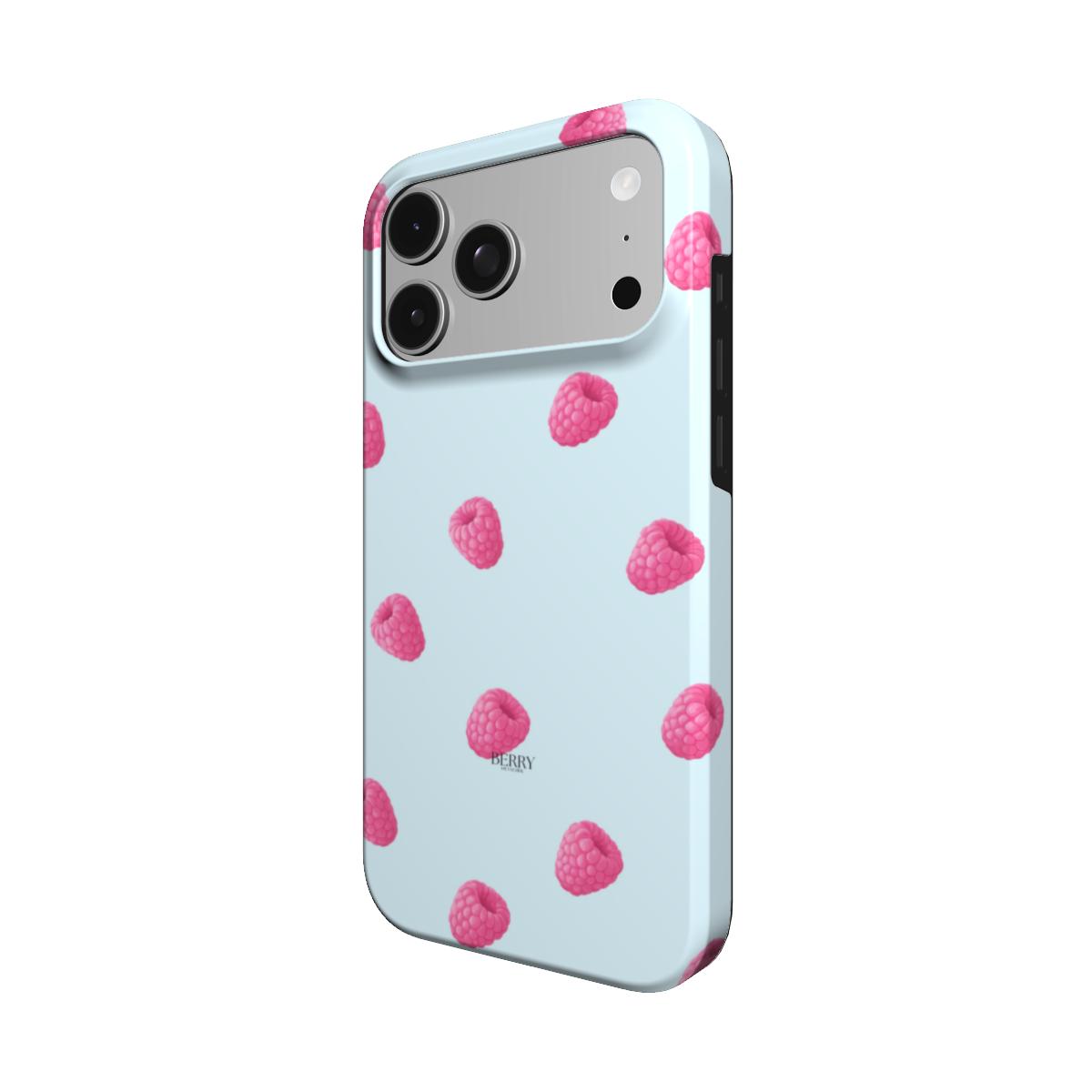 Θήκη iPhone με κομψό σχέδιο χρώμα: ροζ – Raspberry Kisses Sky