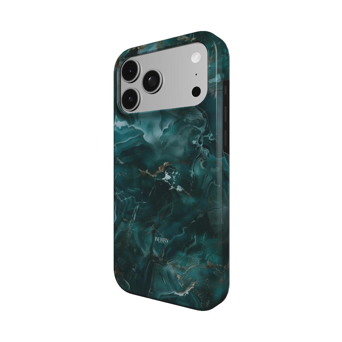 iPhone-skal med marmormönster – Emerald Marble Quartz