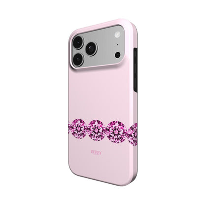 iPhone-hoesje met decoratief ontwerp kleur: roze – Pink Diamond