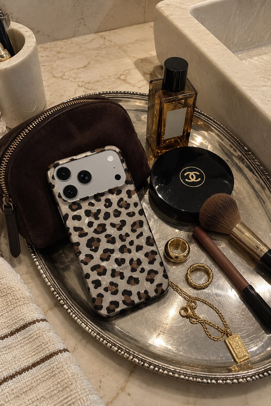 iPhone-skal med leopardmönster – Wet Leopard