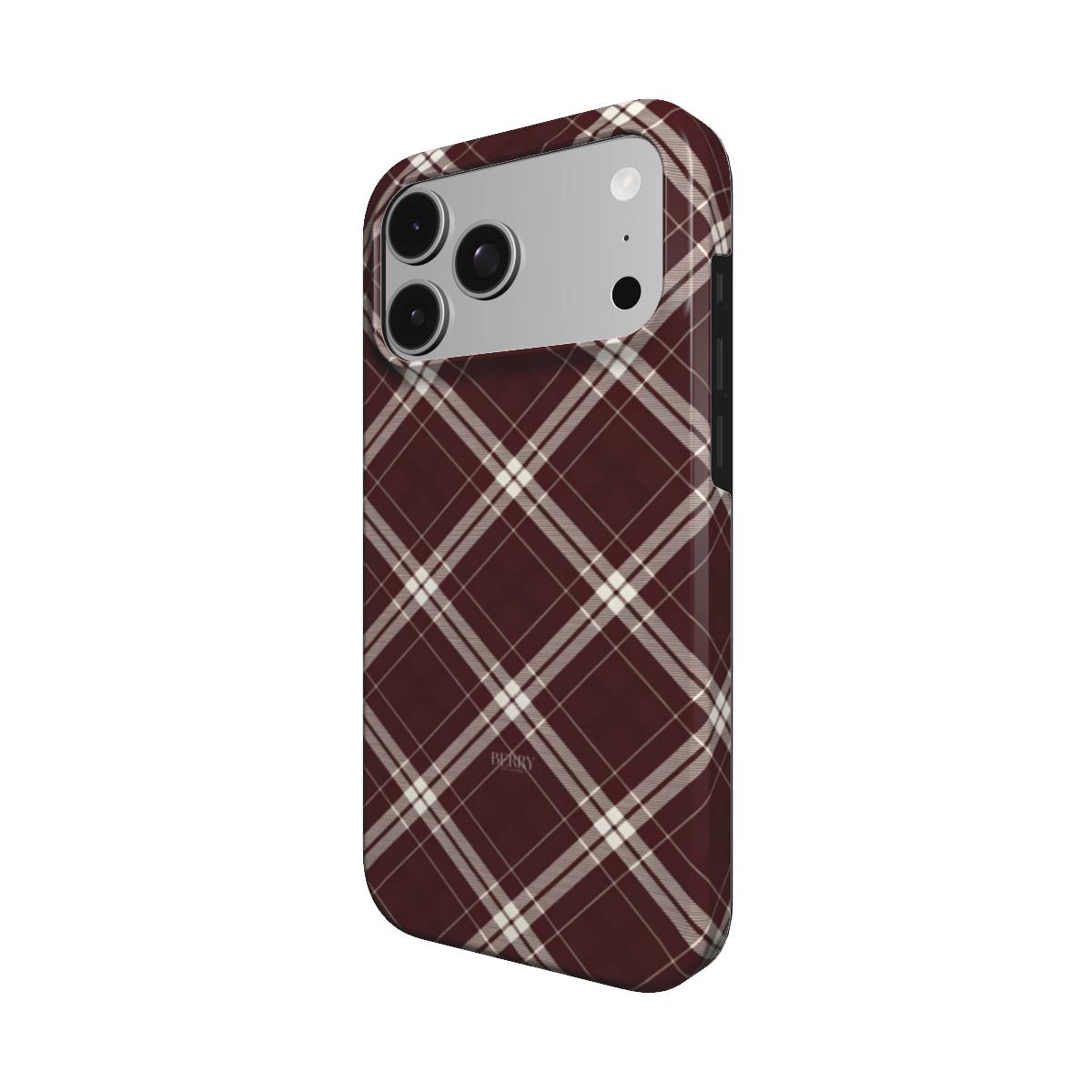 Royal Cozy mobilcover med stilrent design i rødt