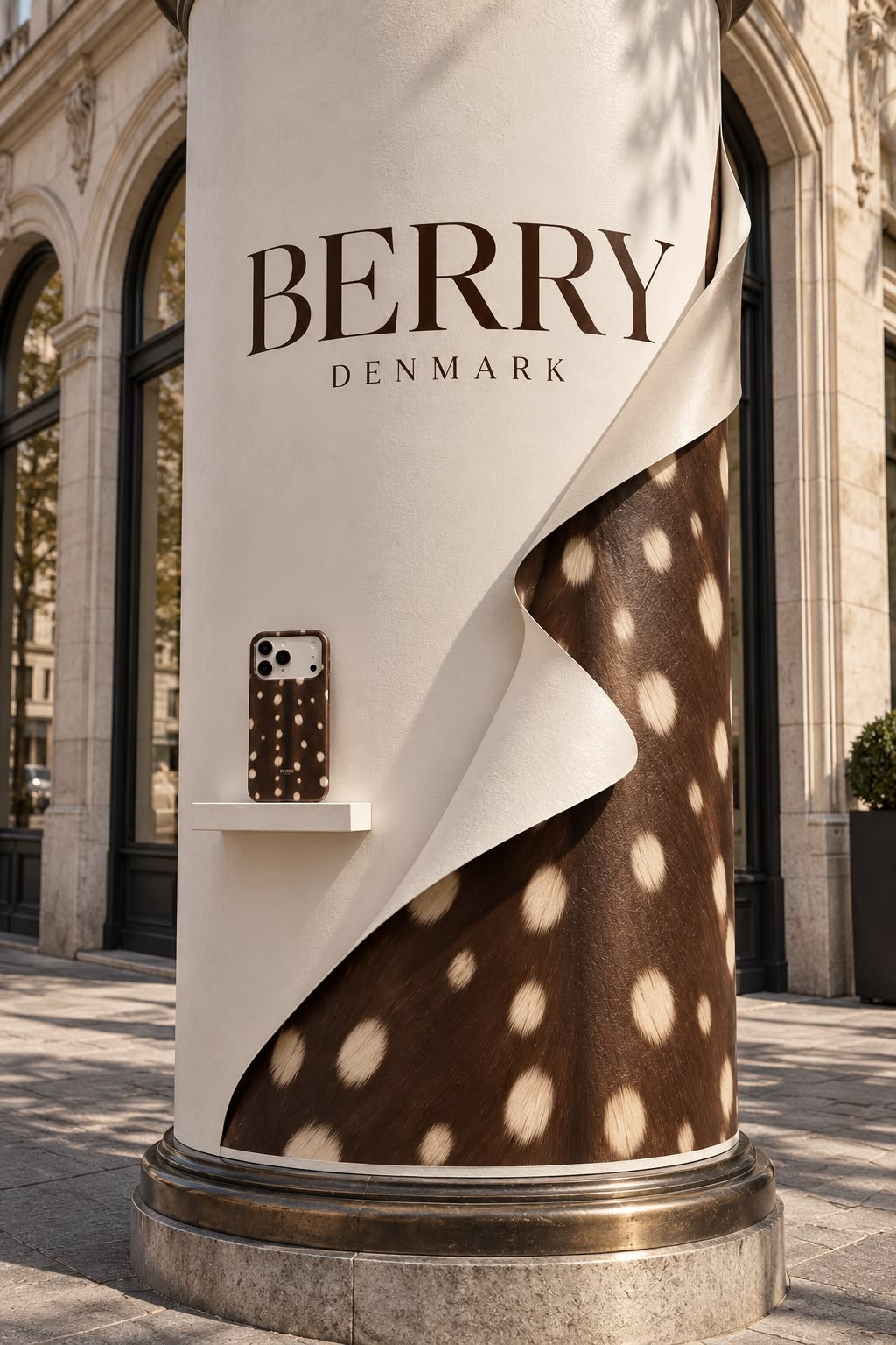 Deep Chocolate mobilcover med stilrent design