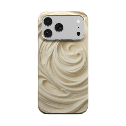 iPhone-Hülle mit schlichtem Design – Creamy Vanilla