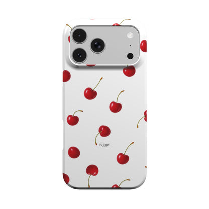 Custodia per iPhone con motivo di ciliegie – Cherry Kisses Clean