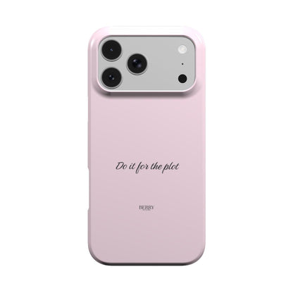iPhone case with rose motif in rose pink – Do it for the plot Rose